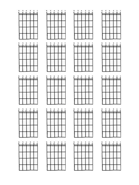 Chord Chart Hand Guitar | PDF