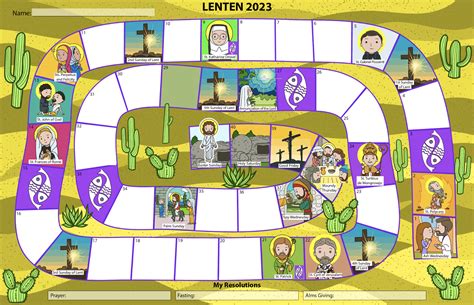 Free Lenten Map for Catholic Kids - Catholic Sprouts