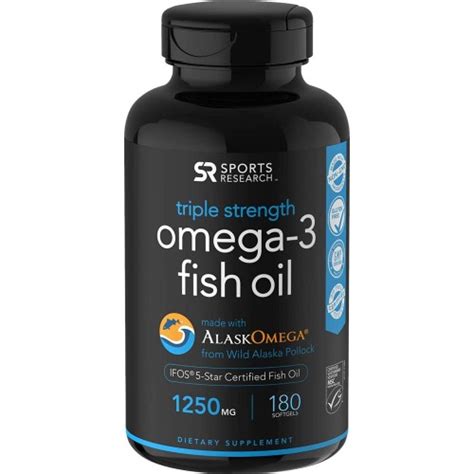 Jual Omega 3 Wild Alaskan Fish Oil IFOS 5 Star Certified Sports ...