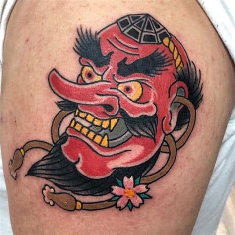 Tengu Mask Tattoos: Origins, Meanings & Tattoo Designs