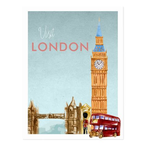 Vintage Travel Postcard | London | Zazzle.com