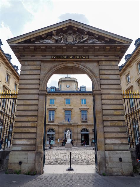 Tout ce qu’il faut savoir sur le Collège de France – La Tête en l'Air