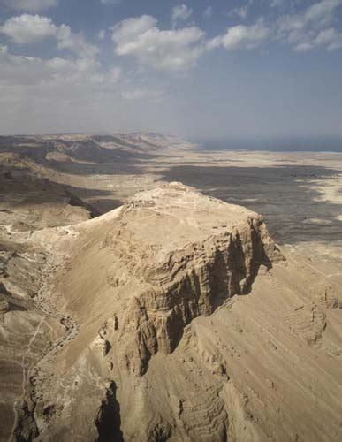 Masada, aerial view, Israel