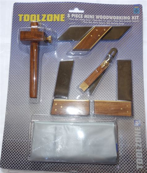 5Pc MINI WOODWORKING KIT MODEL MAKING CARPENTRY HOBBY CRAFT | FUM Tools