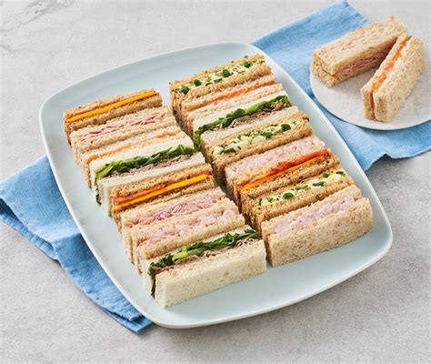 Afternoon Tea Sandwich Platter (18 fingers) | Food to Order by Sainsbury's