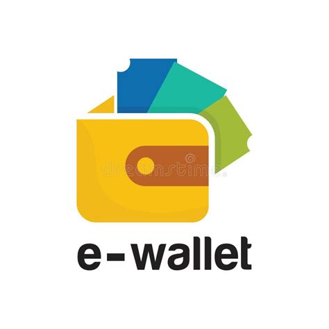 E-Wallet Logo Design Template Stock Vector - Illustration of corporate, bank: 211264067