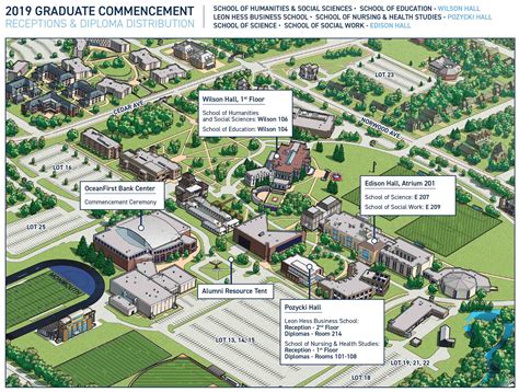 Kean University Campus Map Printable