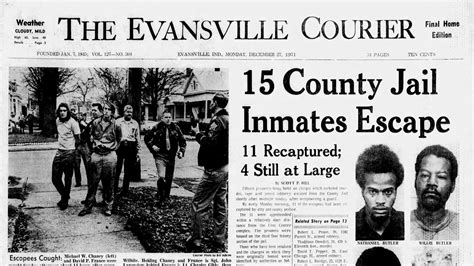 Christmas wrapping paper leads to 1971 Vanderburgh County jail escape