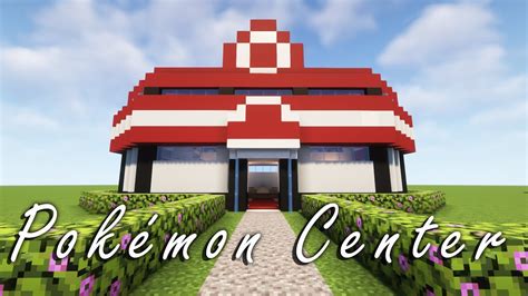 Minecraft Speed Build - Making a Pokémon Center - YouTube