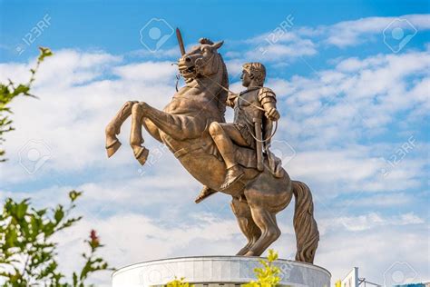 *GREECE ~ Sculpture Alexander the Great in the square of Macedonia Macedonia, Alexandre Le Grand ...