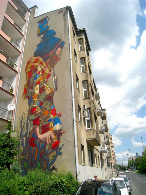 Sainer New Mural In Lodz, Poland | StreetArtNews | StreetArtNews