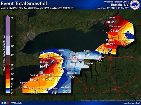 Here's the latest snow forecast for Buffalo and western NY this week