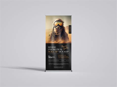 Free Promotion Roll Up Mockup — Free Mockup World