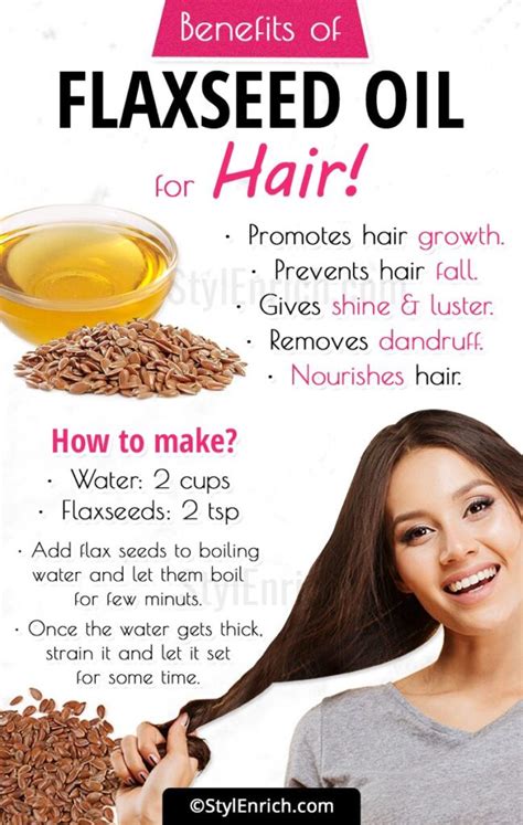 You Will Be Amazed To See The Benefits Of Flaxseed Oil For Hair!