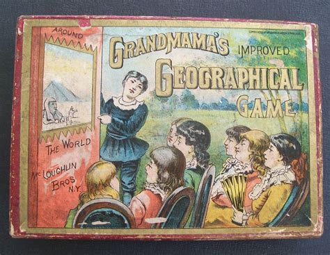 1887 McLoughlin Bros. Grandmama’s Geographical Game – All About Fun and ...