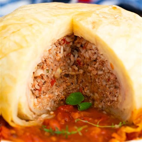 Stuffed Whole Cabbage Recipe [Video] - Sweet and Savory Meals