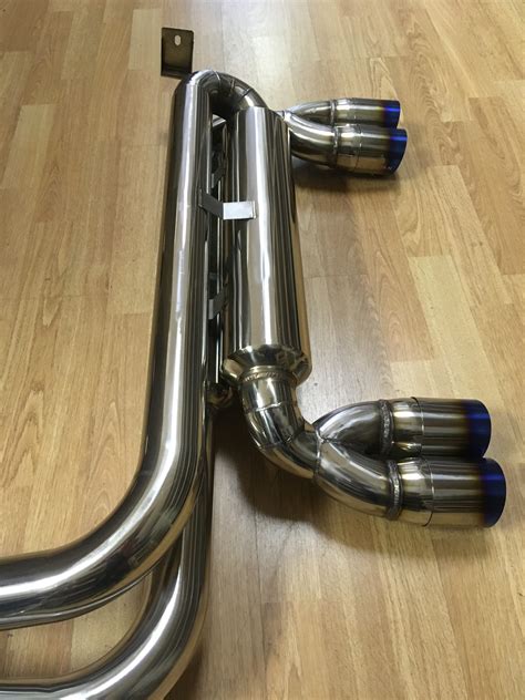 BMW E46 M3 Performance Exhaust Backbox + Quad Titanium Tips, 98-05 – Malian Exhausts