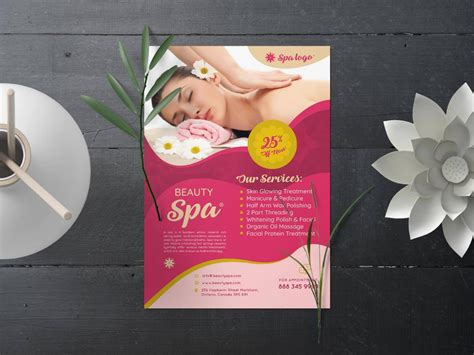 Free Spa Flyer Design Template in PSD Format | Spa flyer, Flyer design templates, Flyer design