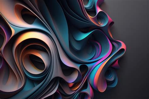 Premium Photo | Abstract colorful 3d background