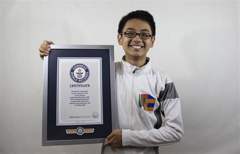 Guinness World Record Certificate! – Max Siauw