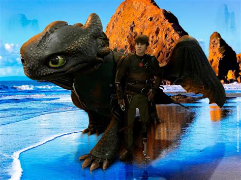 Toothless with his buddy, Hiccup live action by guyolsson on DeviantArt