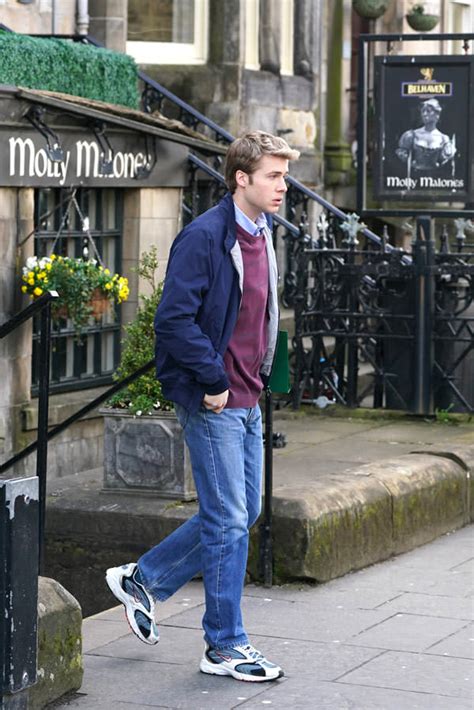 Ed McVey as Prince William on the Set of THE CROWN - Tom + Lorenzo