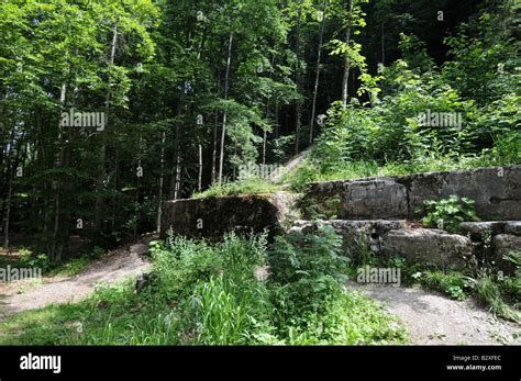 Ruins of Hitler's Berghof mountain retreat, Obersalzberg, Bavaria ...