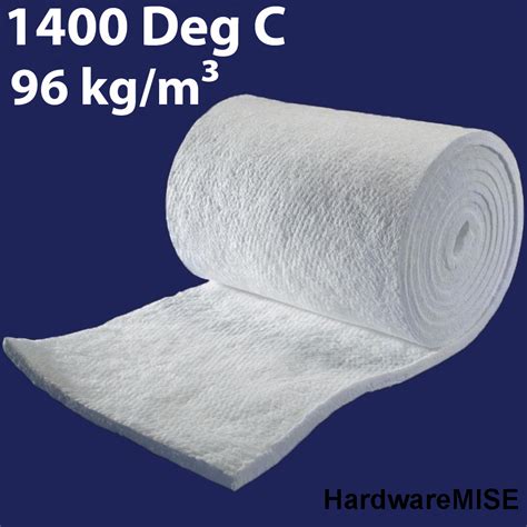 Ceramic Fibre Blanket Ceramic Fiber Wool Isowool Heat Insulation 1400 degree 96kg/m3