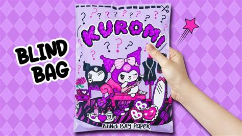 Blind Bag paper 💜 Kuromi 👾 Relaxing ASMR Unboxing SANRIO Blind Bags ...