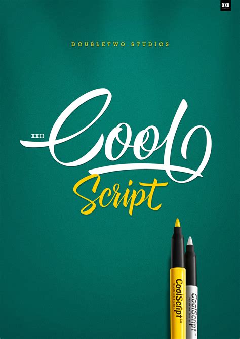 XXII Cool Script - Font :: Behance