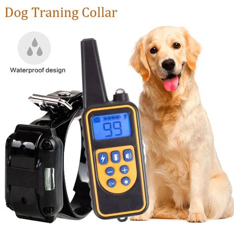 800m Electric Dog Training Collar Pet Remote Control Waterproof ...