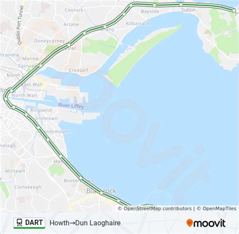 dart Route: Schedules, Stops & Maps - Howth‎→Dun Laoghaire (Updated)