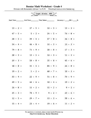 Beestar Math Worksheets Grade 7 Pdf