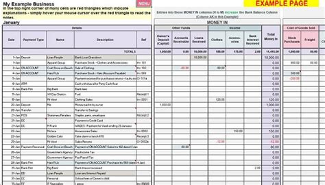 Cash book in Excel for Tracking Income and Expenses