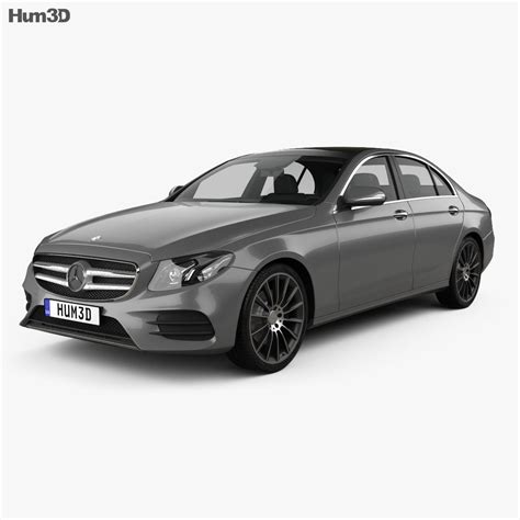 Mercedes-Benz E-class (W213) AMG Line 2019 3D model - Vehicles on Hum3D