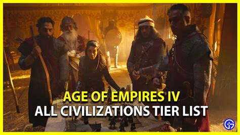 Age Of Empires 4 Civilizations Tier List Best Civilizations • Age Of ...