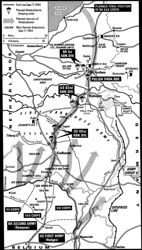 Operation Market Garden Map