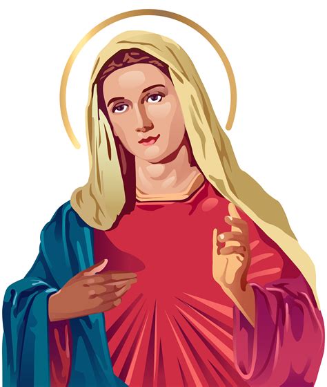 Blessed Virgin Mary PNG Clip Art - Best WEB Clipart