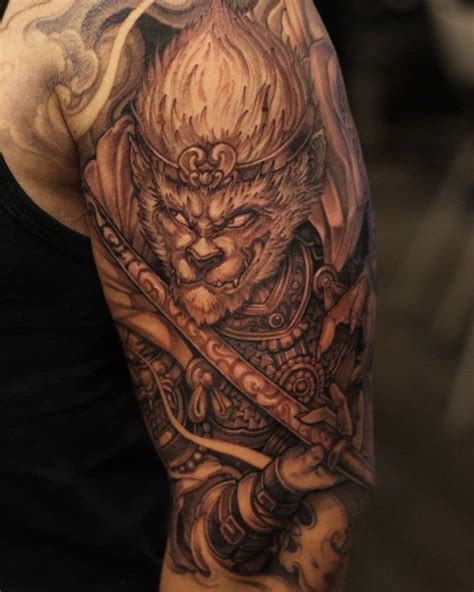 101 Amazing Monkey King Tattoo Designs You Need To See! | Outsons | Men ...