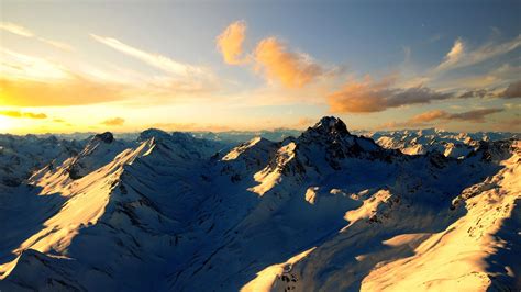 The Alps At Sunset Wallpapers - Wallpaper Cave