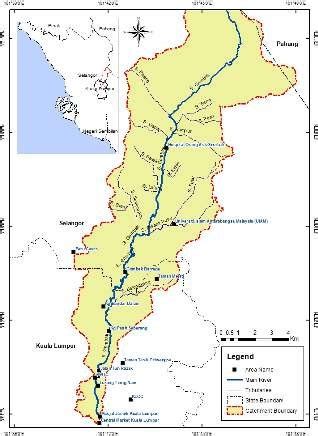 Sungai Gombak catchment area. | Download Scientific Diagram