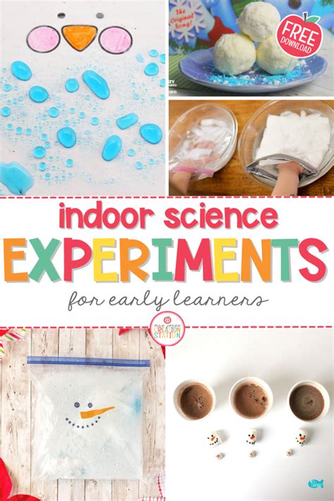 Indoor Science Experiments for Little Learners - Mrs. Jones Creation ...