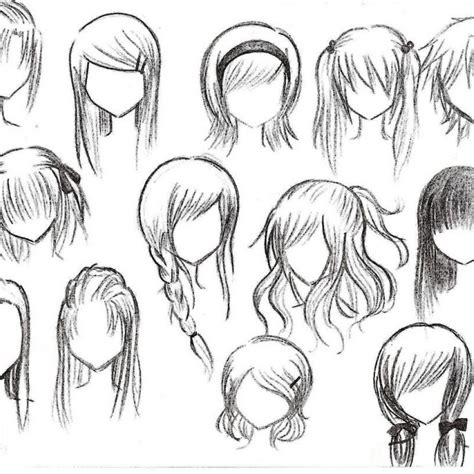 Girl Hairstyle Drawing at GetDrawings.com | Free for personal use Girl Hairstyle Drawing of your ...