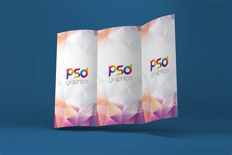 Tri-Fold Brochure Mockup Free PSD – Download PSD