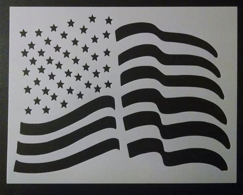 Printable American Flag Stencil - Printable Templates