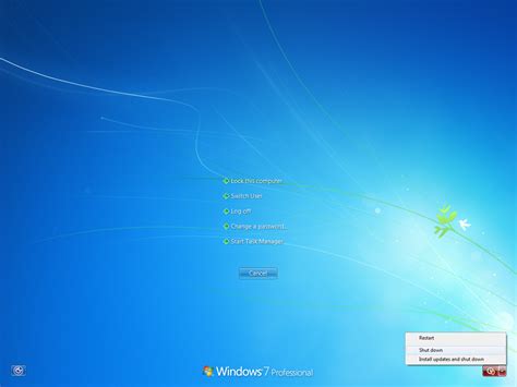 Shutdown Windows 7 without installing updates - Super User