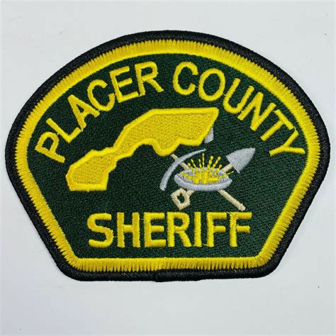 Placer County Sheriff California CA Patch (B6-B) | eBay | Placer county ...