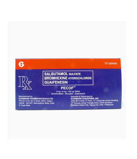 Pecof 10mg Tablet - Rose Pharmacy Medicine Delivery