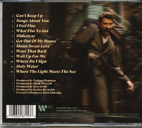 Brett Eldredge CD: Songs About You (CD) - Bear Family Records