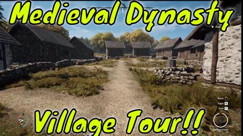 Medieval Dynasty Massive Village Tour! - YouTube